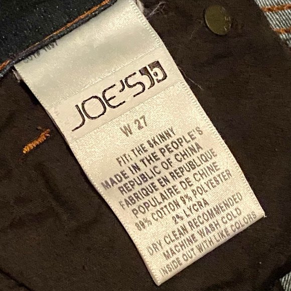 SOLD Joe's The Skinny Jeans Sz 27 - Picture 6 of 8